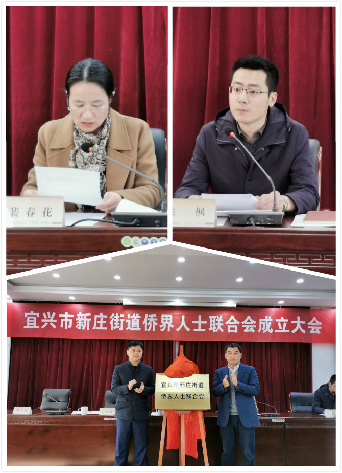 宜兴市新庄街道侨联成立
